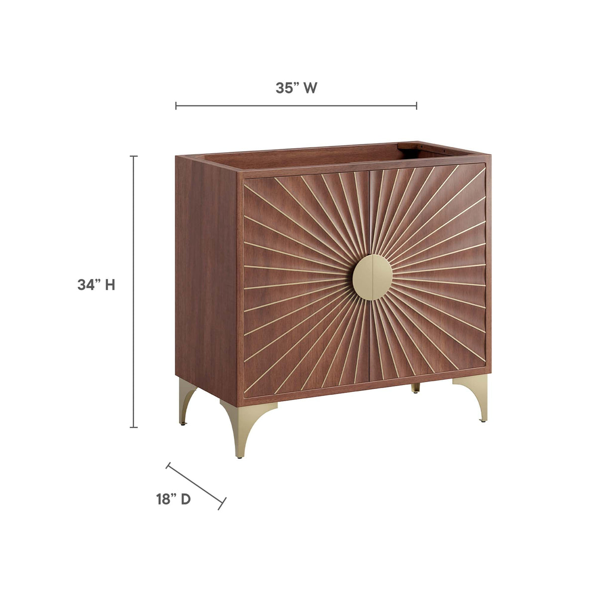 Daylight Bathroom Vanity Cabinet by Modway