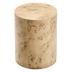 Cosmos 16" Round Burl Wood Side Table by Modway