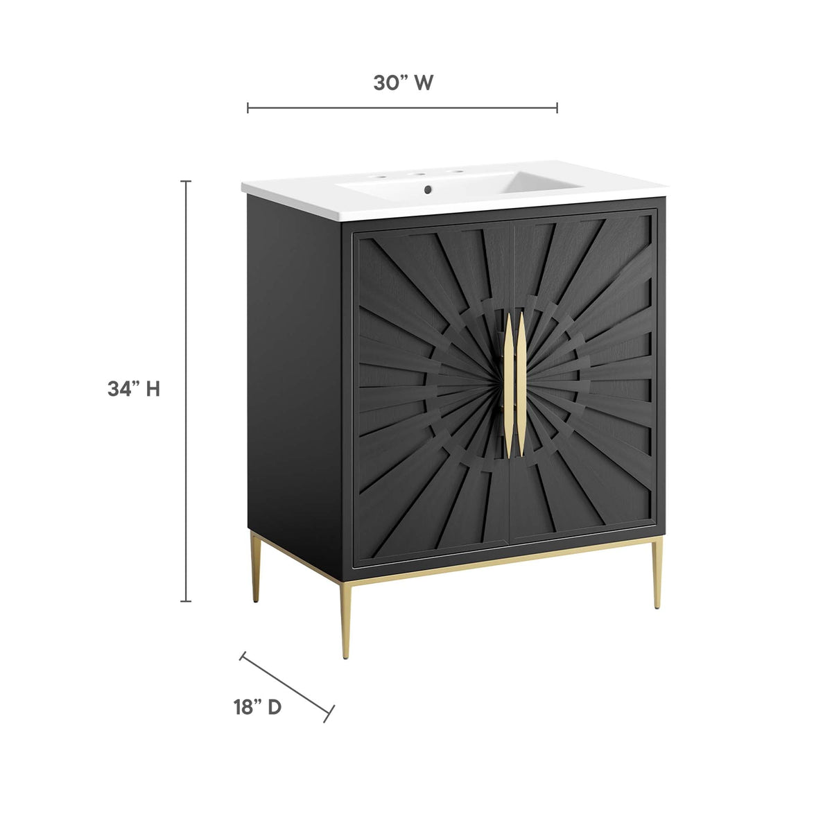 Awaken 30" Bathroom Vanity by Modway - EEI-6293