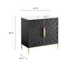 Awaken 36" Bathroom Vanity by Modway - EEI-6297