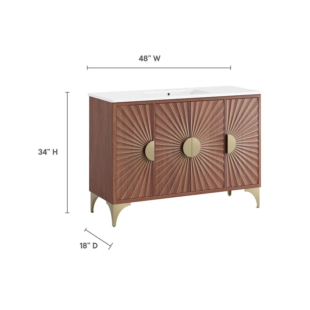 Daylight 48" Bathroom Vanity by Modway - EEI-6302