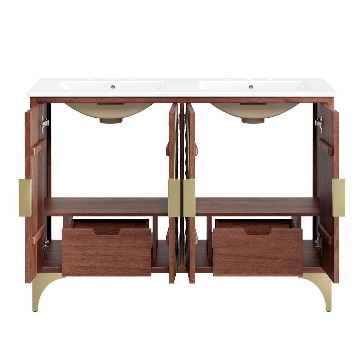 Daylight Double Sink Bathroom Vanity by Modway