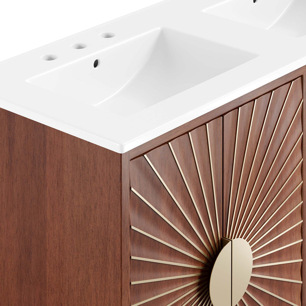 Daylight Double Sink Bathroom Vanity by Modway