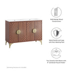 Daylight Double Sink Bathroom Vanity by Modway
