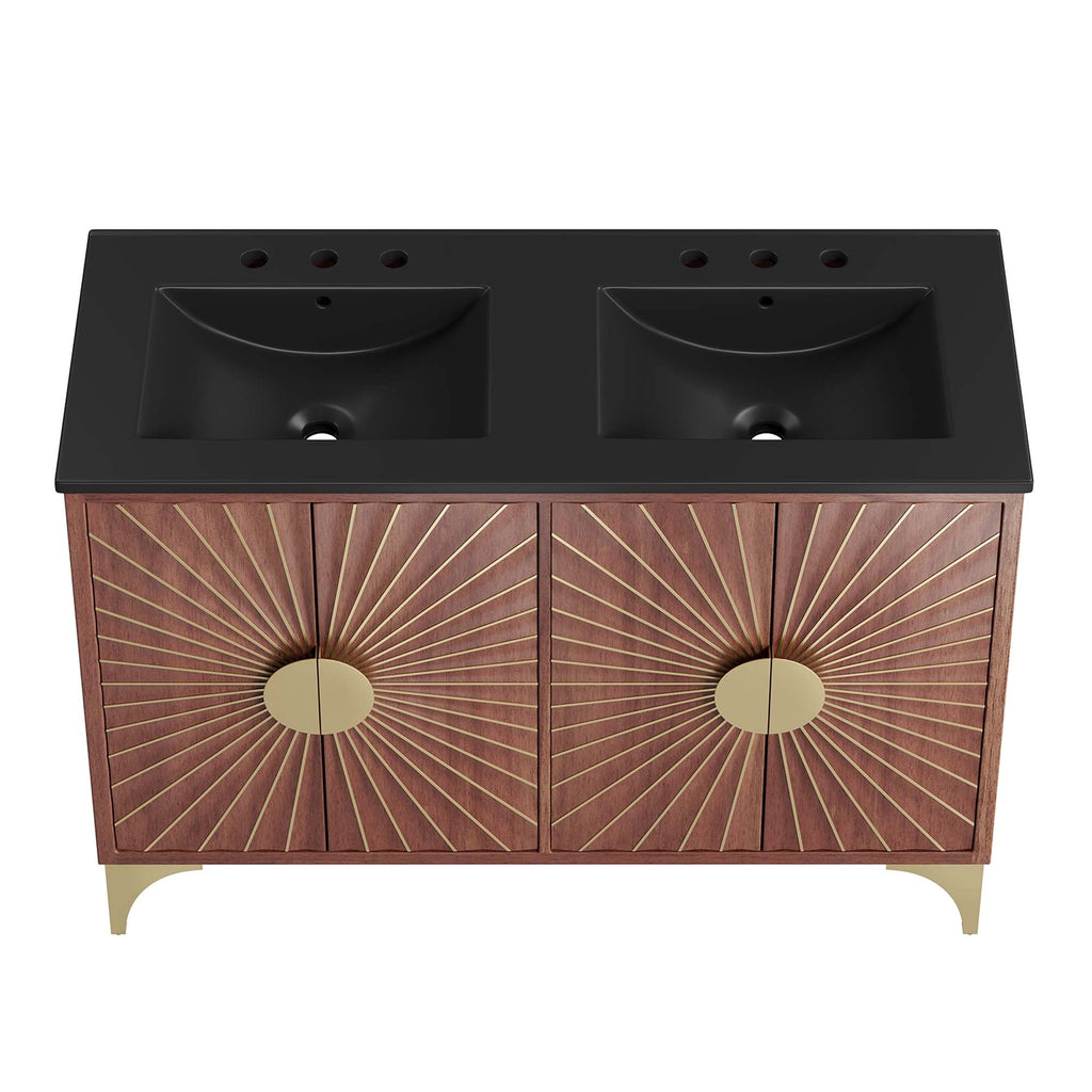 Daylight Double Sink Bathroom Vanity by Modway