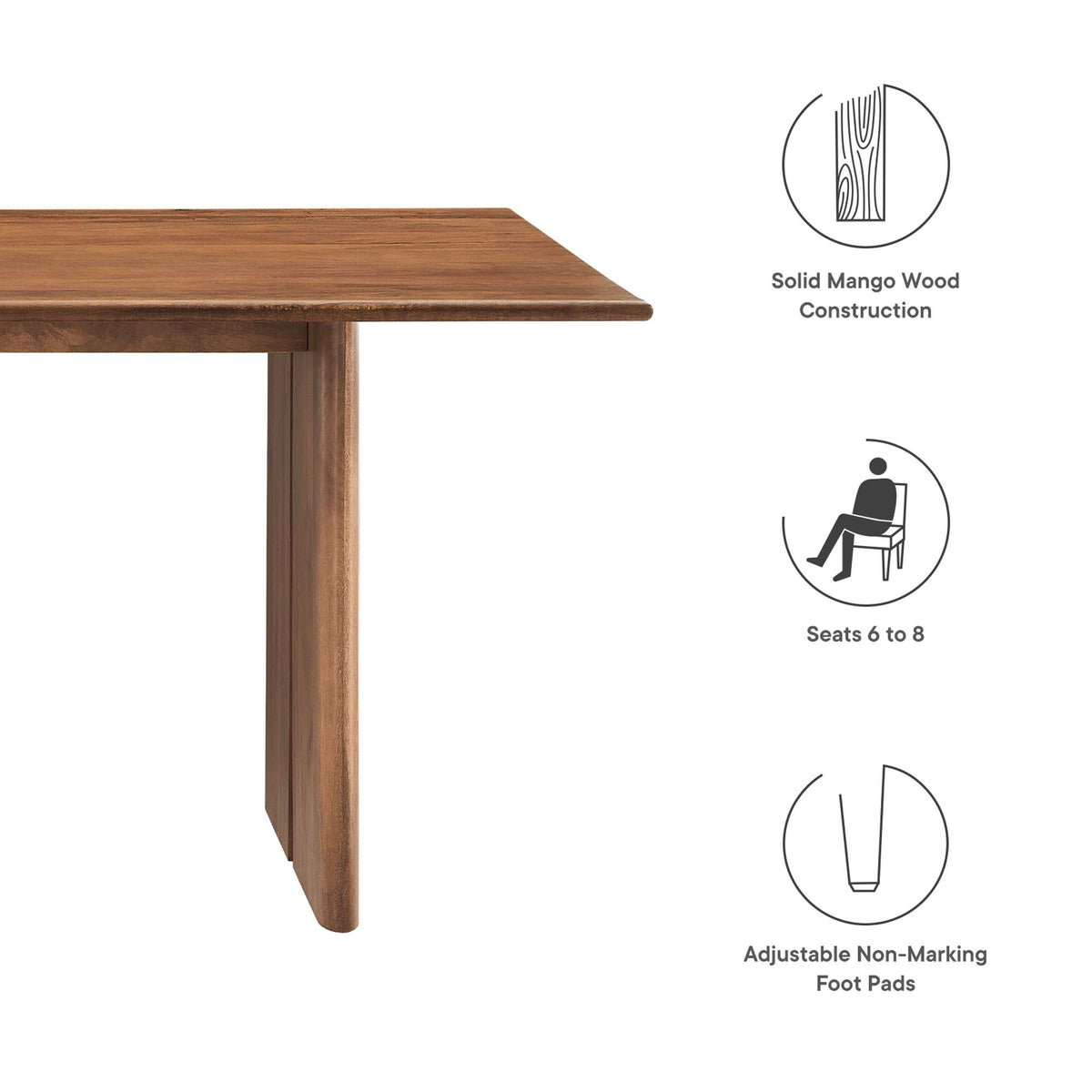 Amistad 72" Dining Table by Modway
