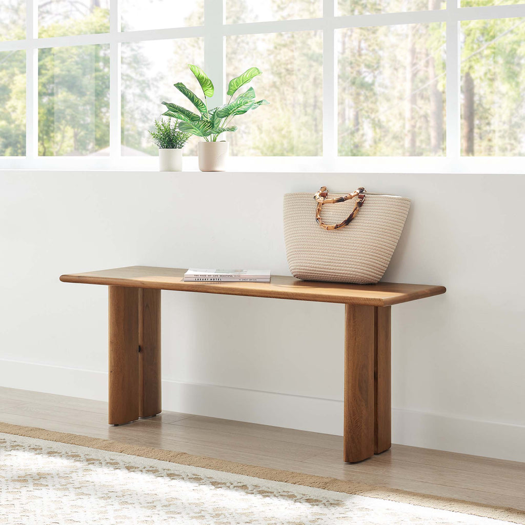 Amistad Wood Bench by Modway