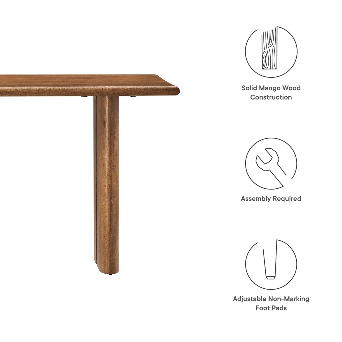 Amistad Wood Bench by Modway