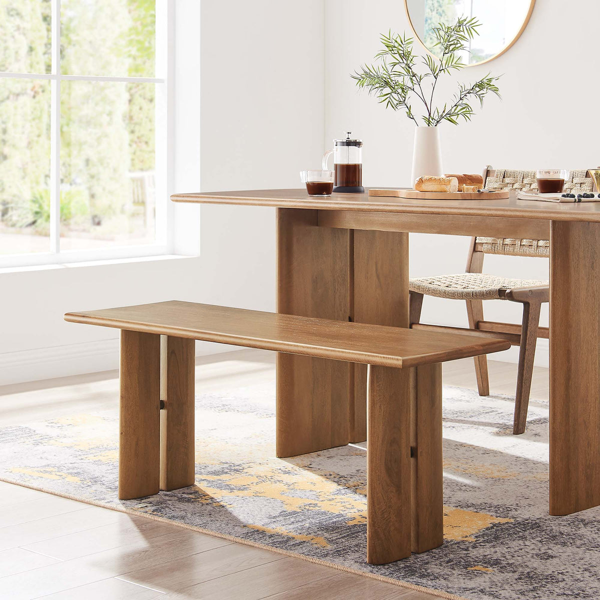 Amistad Wood Bench by Modway