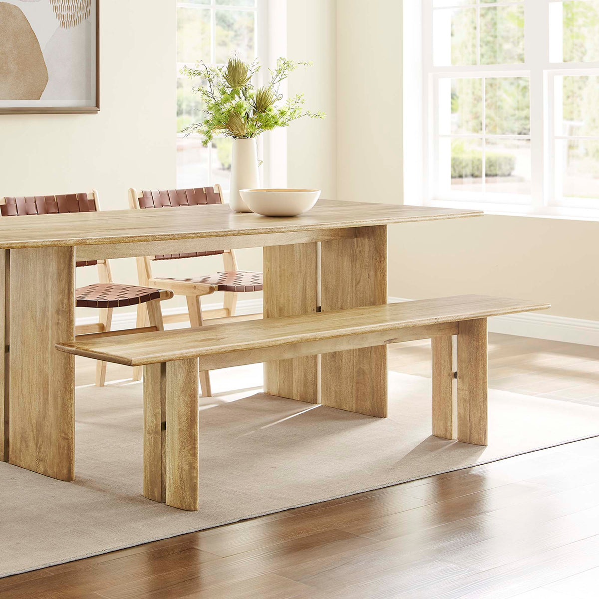 Amistad Wood Bench by Modway