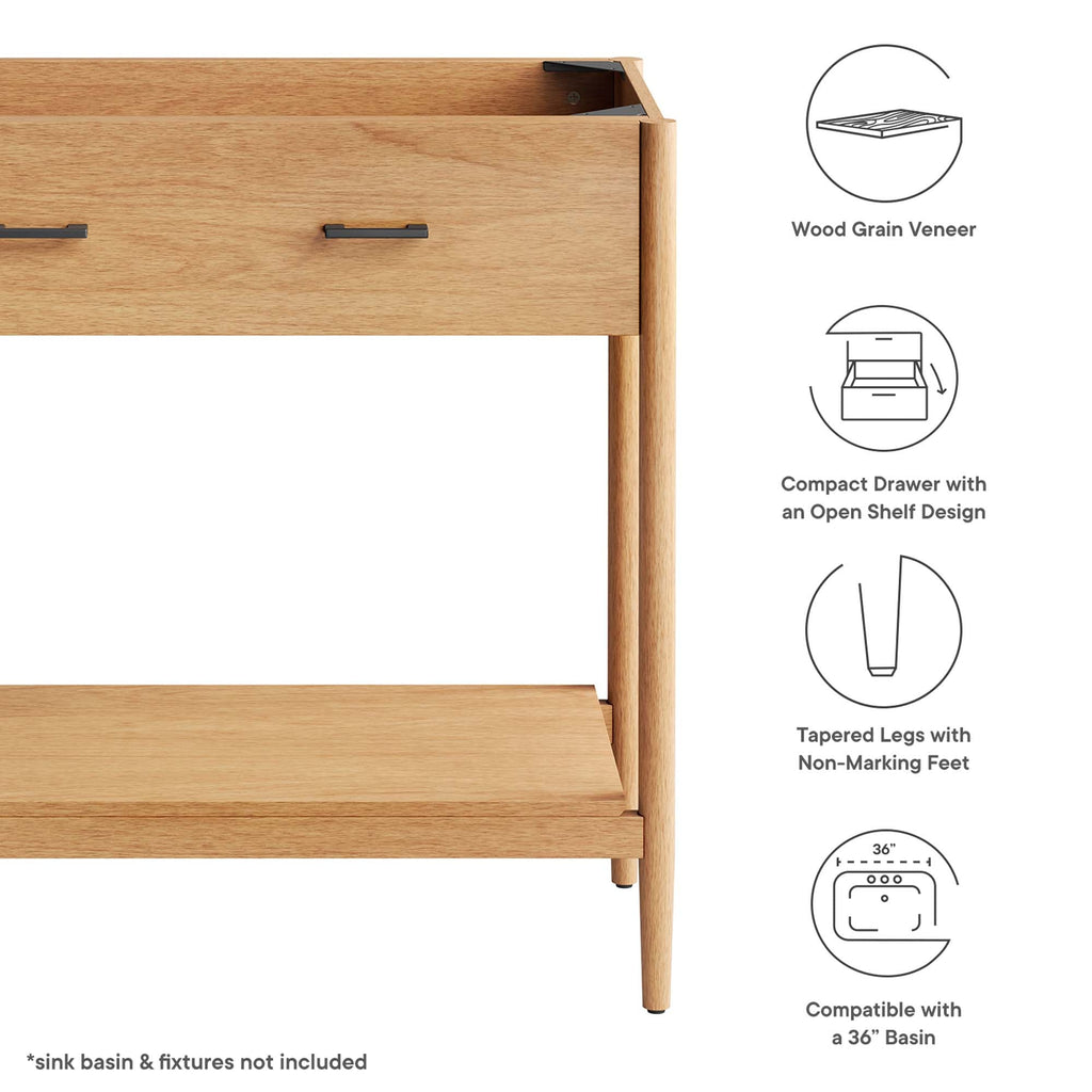 Zaire Bathroom Vanity Cabinet (Sink Basin Not Included) by Modway