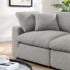 Commix Down Filled Overstuffed Boucle Fabric Loveseat by Modway