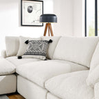 Commix 4-Piece Down Filled Overstuffed Boucle Fabric Sectional Sofa by Modway