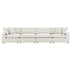 Commix Down Filled Overstuffed Boucle Fabric 4-Seater Sofa by Modway