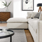 Commix 5-Piece Down Filled Overstuffed Boucle Fabric Sectional Sofa by Modway