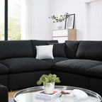 Commix 8-Piece Down Filled Overstuffed Boucle Fabric Sectional Sofa by Modway