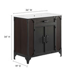 Steamforge 36" Bathroom Vanity by Modway - EEI-6417