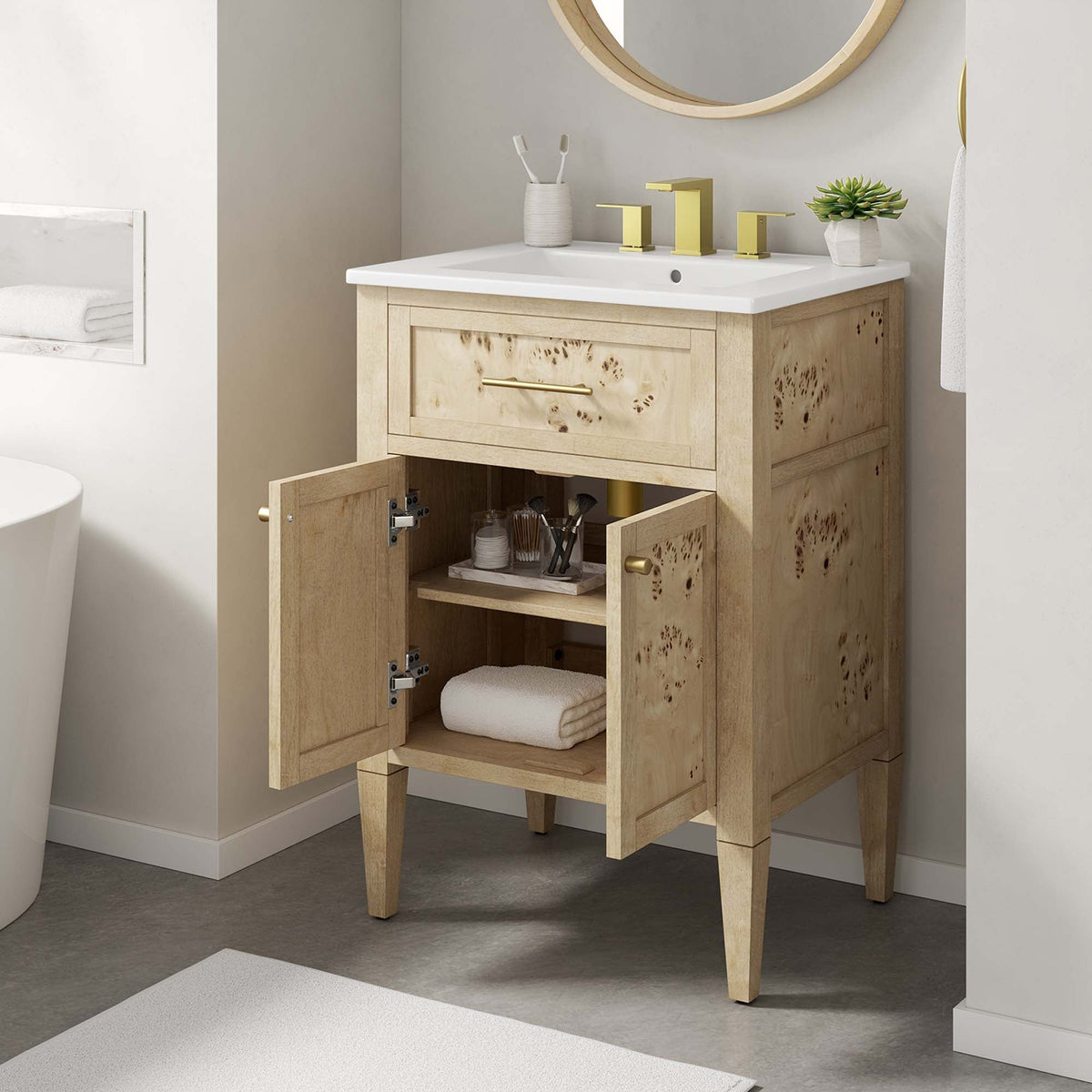 Elysian 24" Wood Bathroom Vanity by Modway - EEI-6439