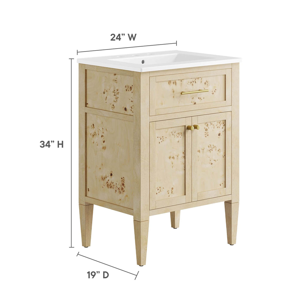 Elysian 24" Wood Bathroom Vanity by Modway - EEI-6439