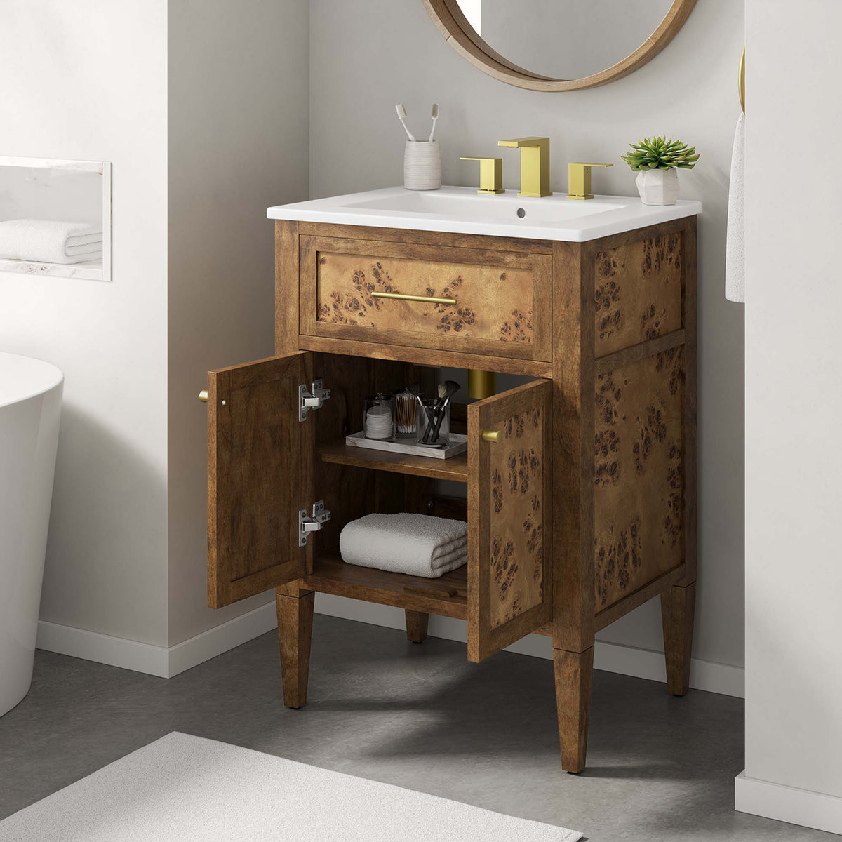 Elysian 24" Wood Bathroom Vanity by Modway - EEI-6440