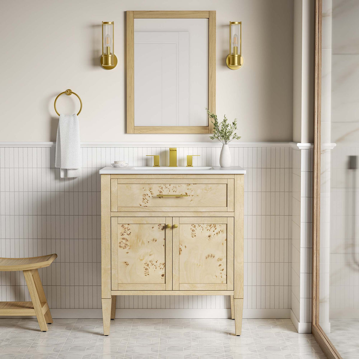 Elysian 30" Wood Bathroom Vanity by Modway - EEI-6443