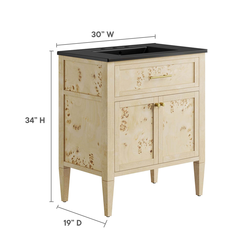 Elysian 30" Wood Bathroom Vanity by Modway - EEI-6445