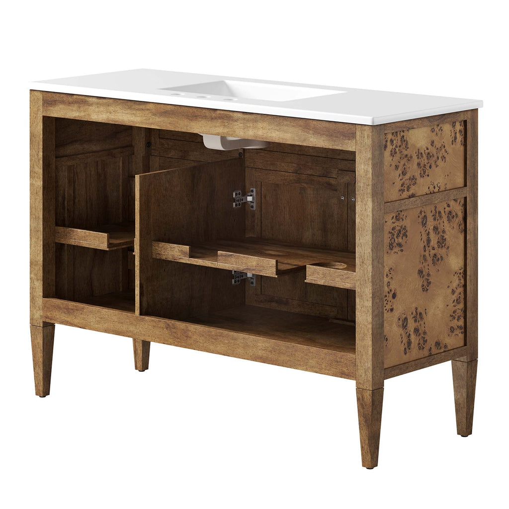 Elysian Wood Single Sink Bathroom Vanity by Modway