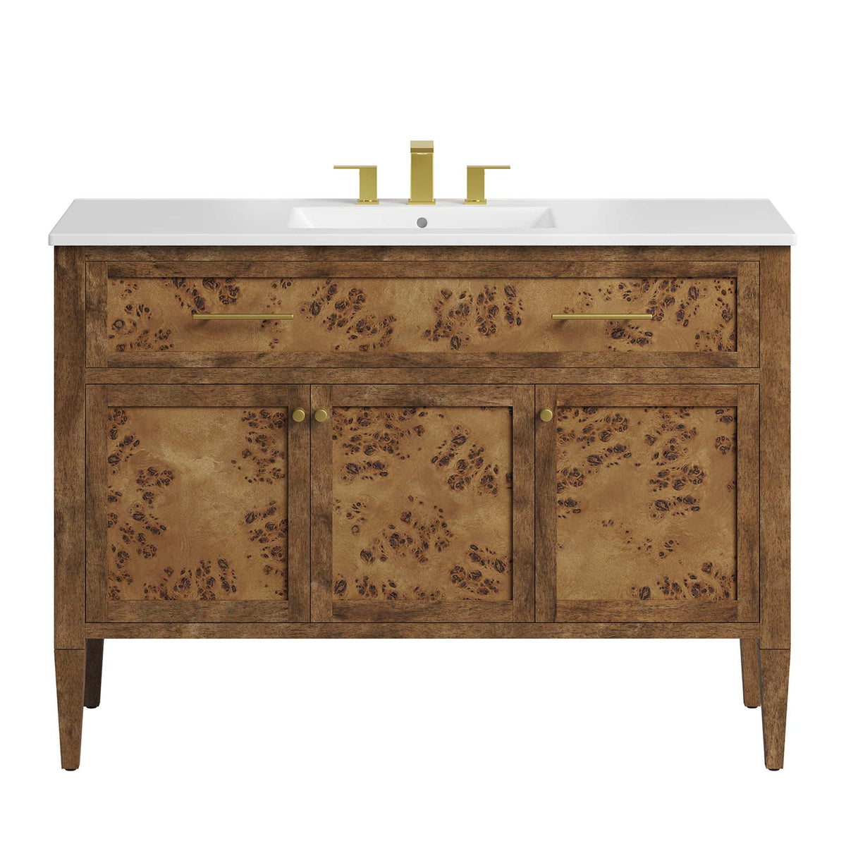 Elysian Wood Single Sink Bathroom Vanity by Modway