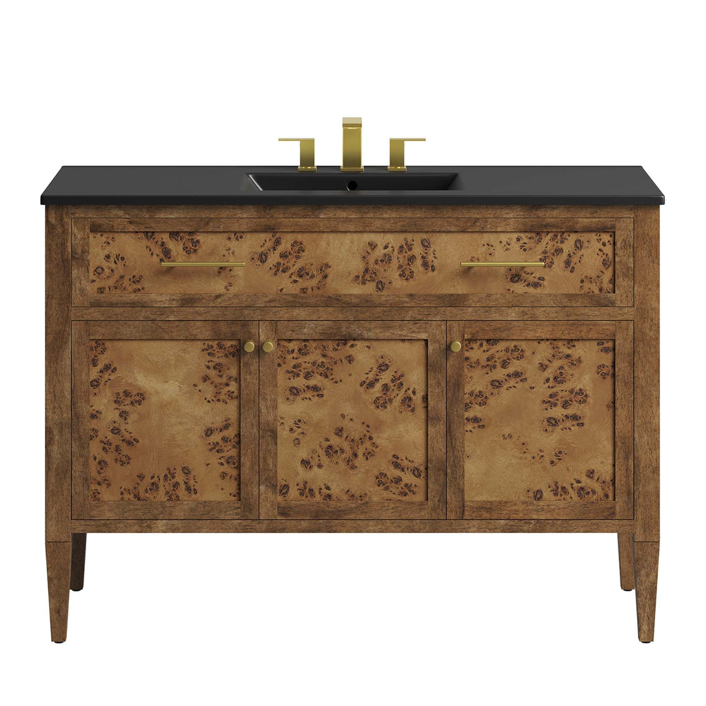 Elysian Wood Single Sink Bathroom Vanity by Modway