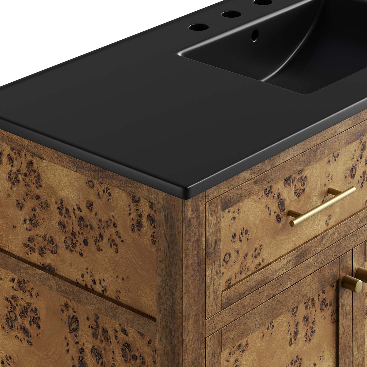 Elysian Wood Single Sink Bathroom Vanity by Modway