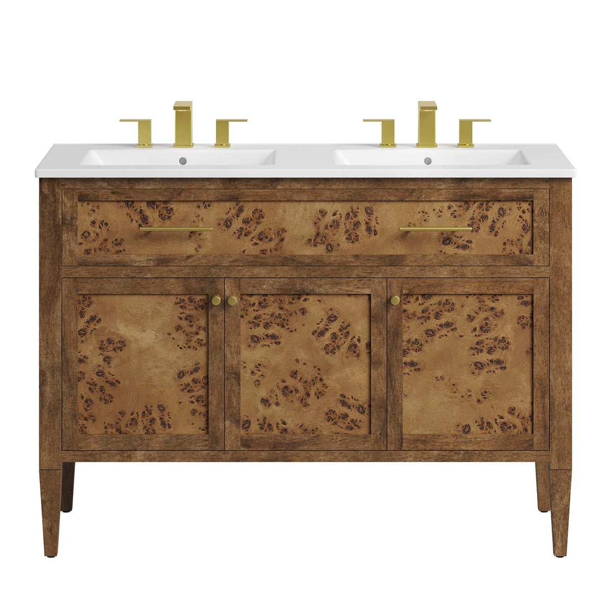 Elysian Wood Double Sink Bathroom Vanity by Modway