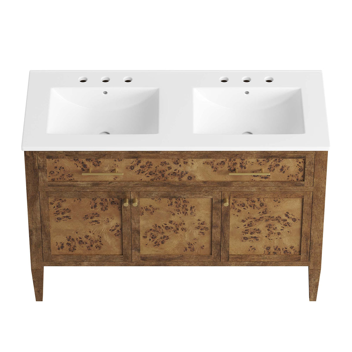 Elysian Wood Double Sink Bathroom Vanity by Modway