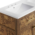 Elysian Wood Double Sink Bathroom Vanity by Modway