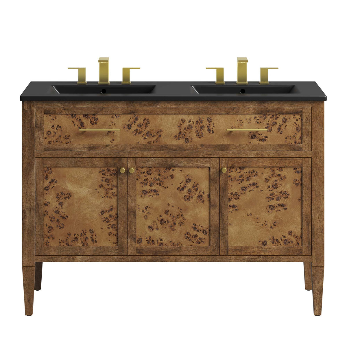 Elysian Wood Double Sink Bathroom Vanity by Modway