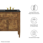 Elysian Wood Double Sink Bathroom Vanity by Modway