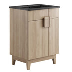 Miles 24" Bathroom Vanity by Modway - Black Oak / Black Walnut