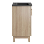 Miles 24" Bathroom Vanity by Modway - Black Oak / Black Walnut