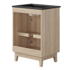 Miles 24" Bathroom Vanity by Modway - Black Oak / Black Walnut