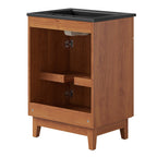 Miles 24" Bathroom Vanity by Modway - Black Oak / Black Walnut