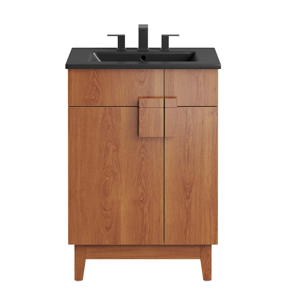 Miles 24" Bathroom Vanity by Modway - Black Oak / Black Walnut