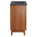 Miles 36" Bathroom Vanity by Modway - Black Black / Black Oak / Black Walnut