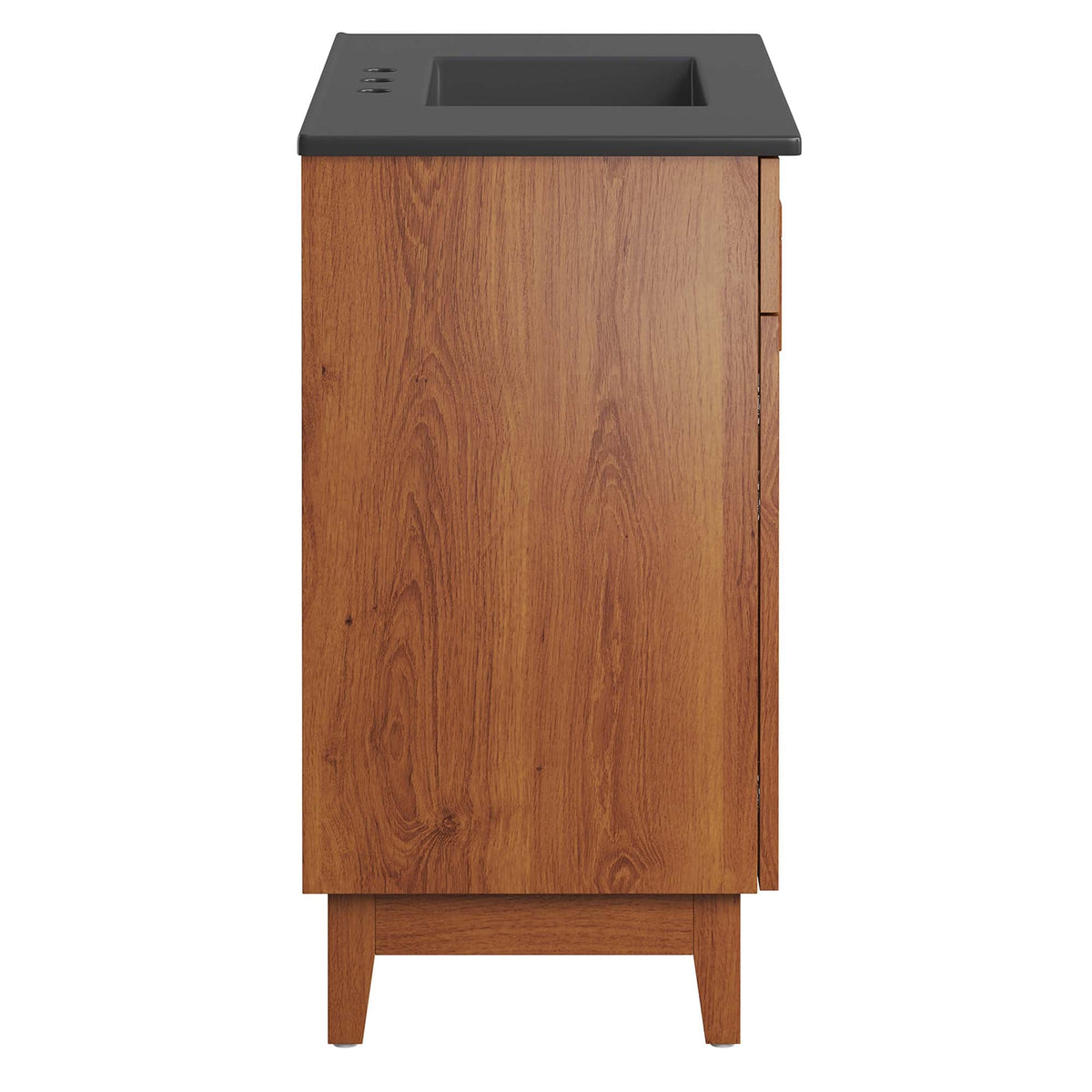 Miles 36" Bathroom Vanity by Modway - Black Black / Black Oak / Black Walnut