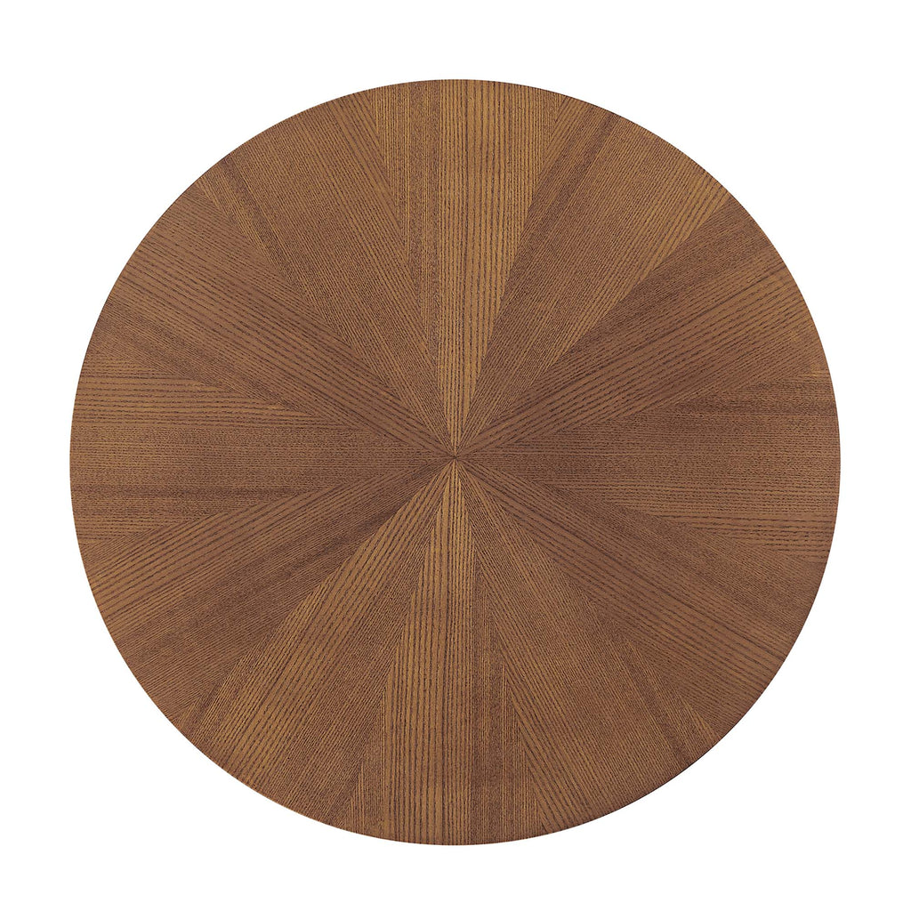 Crossroads 24" Round Wood Side Table by Modway