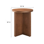 Silas Round Wood Side Table by Modway
