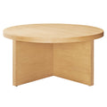 Silas Round Wood Coffee Table by Modway