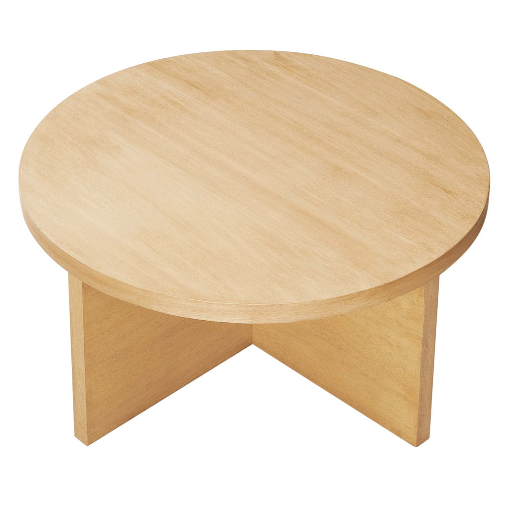 Silas Round Wood Coffee Table by Modway