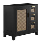 Dixie 36" Solid Wood Bathroom Vanity Cabinet (Sink Basin Not Included) by Modway
