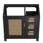 Dixie 36" Solid Wood Bathroom Vanity Cabinet (Sink Basin Not Included) by Modway