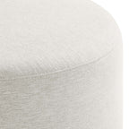 Callum Large Round Woven Heathered Fabric Upholstered Ottoman by Modway