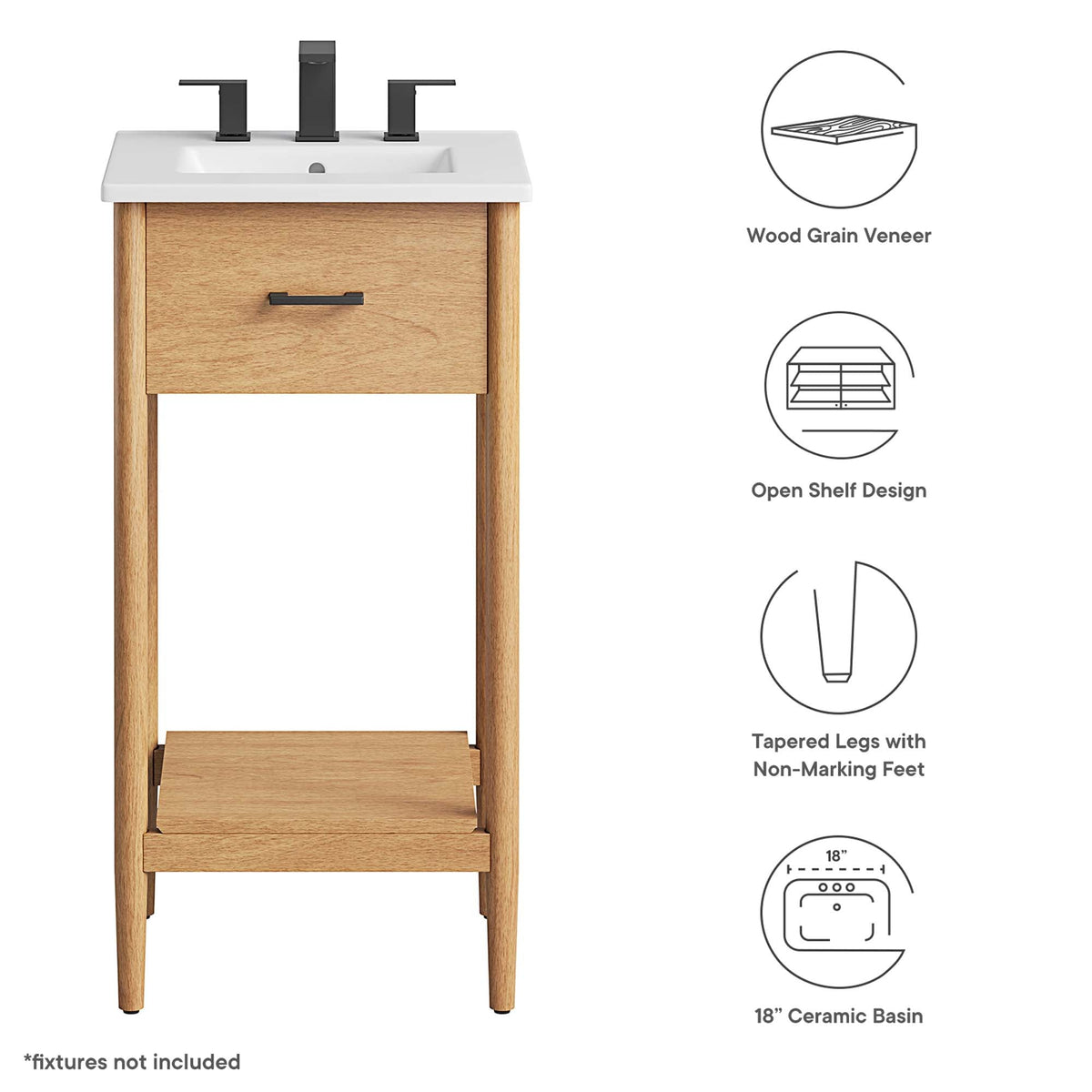 Zaire Bathroom Vanity by Modway